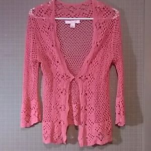 EUC❤️ Victoria's Secret Crochet Cardigan